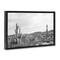 Stupell Industries Sonoran Desert Wonderland Framed Floater Canvas Wall Art Design by Nathan Larson